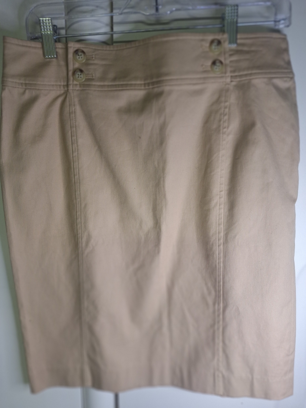 Ralph Lauren Beige/Tan Chino Pencil Skirt Size 6